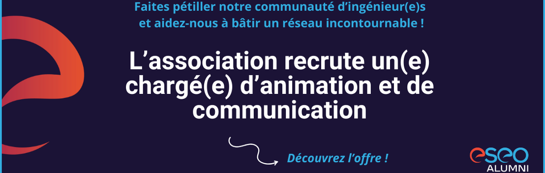 L'association recrute un(e) chargé(e) d'animation et de communication